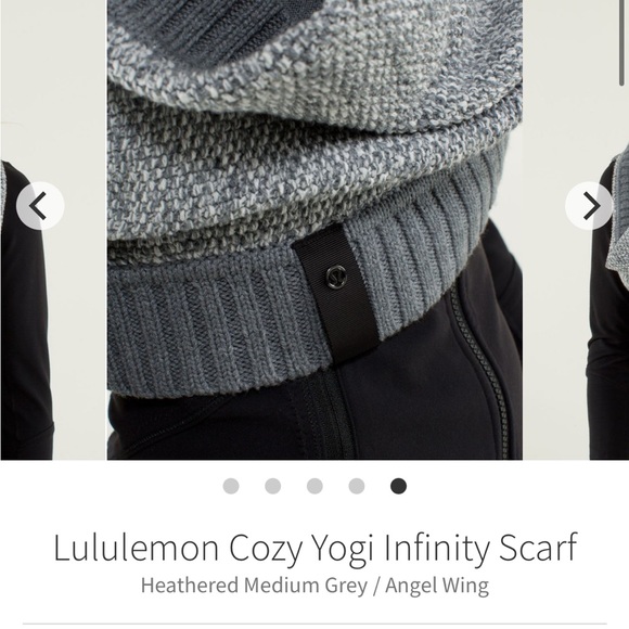 Lululemon cozy yogi wool infinity scarf grey - Picture 10 of 10